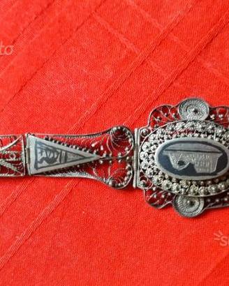 Antico Bracciale argento filigrana egiziano