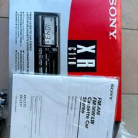 Stereo sony xr c110 nuovo con caricatore cd