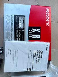 Stereo sony xr c110 nuovo con caricatore cd