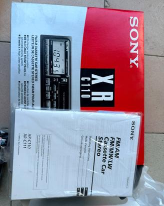 Stereo sony xr c110 nuovo con caricatore cd