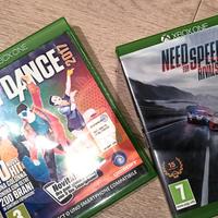 Just dance + Need for speed XBOX