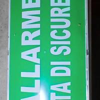 Pannello Ottico Acustico Allarme Uscita Di Sicurez