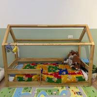 Letto Montesoriano legno