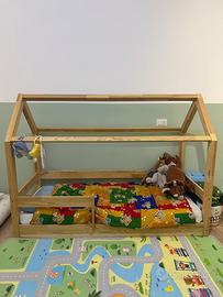Letto Montesoriano legno