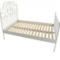  letto  Ikeastruttura&rete doghe+materasso rigido 