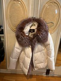 bomber con pelliccia di volpe