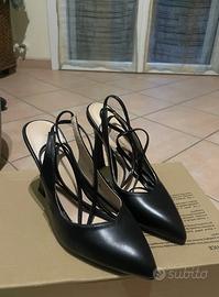 Scarpe con tacco e lacci n.40
