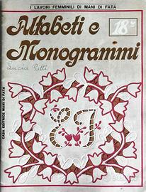 ALFABETI E MONOGRAMMI 18° - Mani di Fata