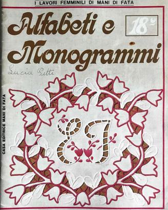 ALFABETI E MONOGRAMMI 18° - Mani di Fata