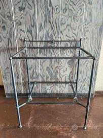 comodino in ferro battuto Bontempi 