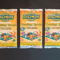 3 bustine sigillate digimon