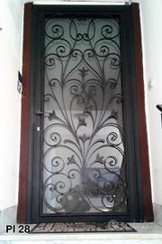 portoncino in ferro battuto 
