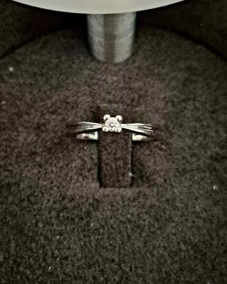 Solitario Giorgio Visconti oro 750 diamante