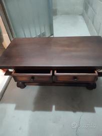 tavolino in legno massello 