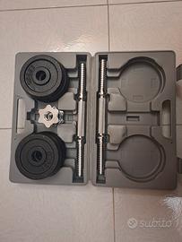 Set manubri caricabili 15kg