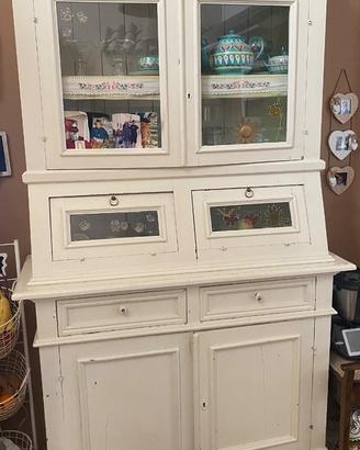 Vetrina massello shabby