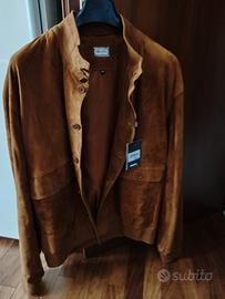 giubbino in vera pelle scamosciata 