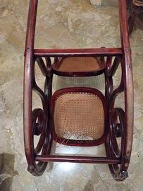 sedia a dondolo bambina