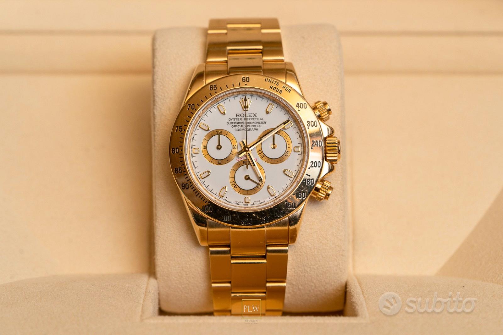 Rolex Daytona Oro Giallo 116528 Abbigliamento e Accessori In