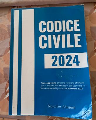CODICE CIVILE 2024