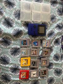 Game boy viola + 12 giochi tutti funzionanti