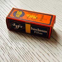 Scatola pellicola fotografica Agfa Isochrom 1938