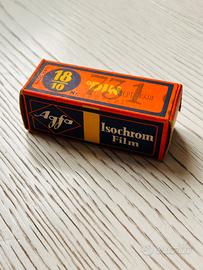 Scatola pellicola fotografica Agfa Isochrom 1938