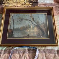 Paesaggio di anonimo francese antichità