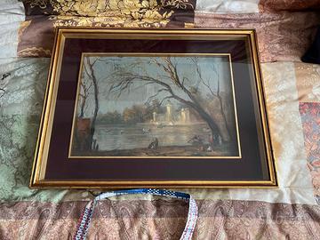 Paesaggio di anonimo francese antichità