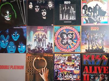 15 Vinili Collezione gruppo rock Kiss