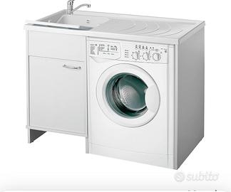 Vedo mobile in resina Negrari con portalavatrice