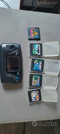Sega Game Gear originale funzionante+5 giochi 
