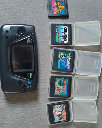 Sega Game Gear originale funzionante+5 giochi 
