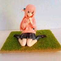 Figure Bocchi The Rock Con Base Prato Diorama
