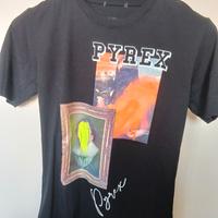 T.Shirt nera con stampe marca Pirex tg.M