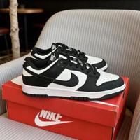 Nike Dunk Low Nere e Bianche 38.5 Nuove Originali
