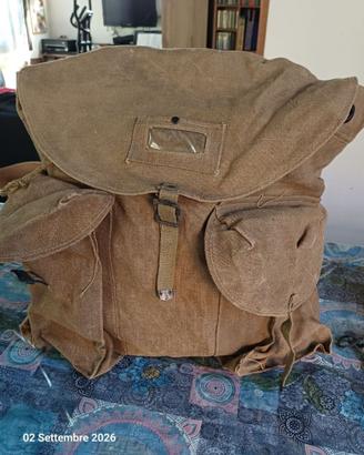 ZAINO  MILITARE ESERCITO originale anni '70