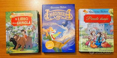 3 LIBRI per bambini  GERONIMO STILTON nuovi