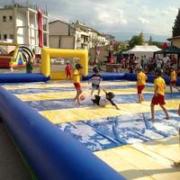Calcio Saponato - Calcetto saponato gonfiabile