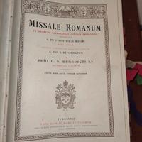 Missale Romanum S. Pii V - Benedicti XV Typis Alfr