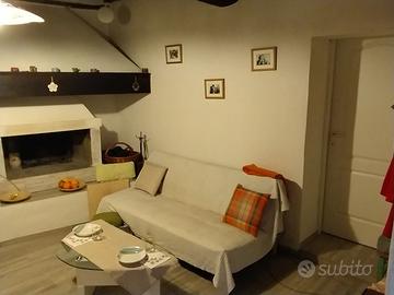 Appartamento con camino nella natura