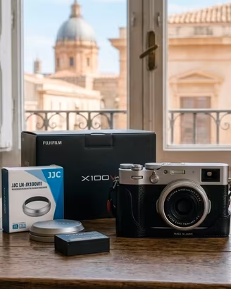 FUJIFILM X100V Silver 4 Batterie e Accessori)