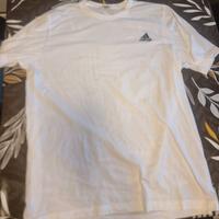 Maglietta/T-shirt Adidas bianca cotone XL