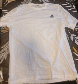 Maglietta/T-shirt Adidas bianca cotone XL