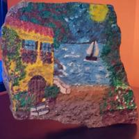 dipinto.paesaggio di mare