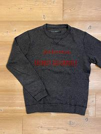 maglione girocollo jeckerson grigio taglia m