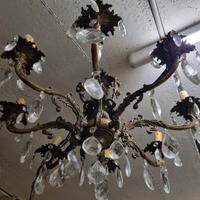 Lampadario Luigi XV fine 800 primi 900