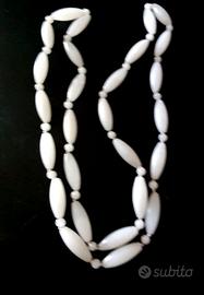 collana Vintage In vetro opaco anni 60