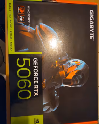 rtx 5060 gigabyte NUOVA mai aperta.