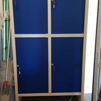 Armadio spogliatoio palestra ufficio PVC-HPL 4 p